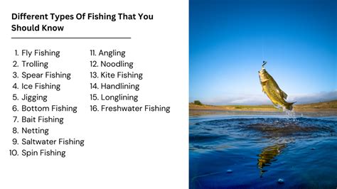 ogf fishing|different types of fishing.